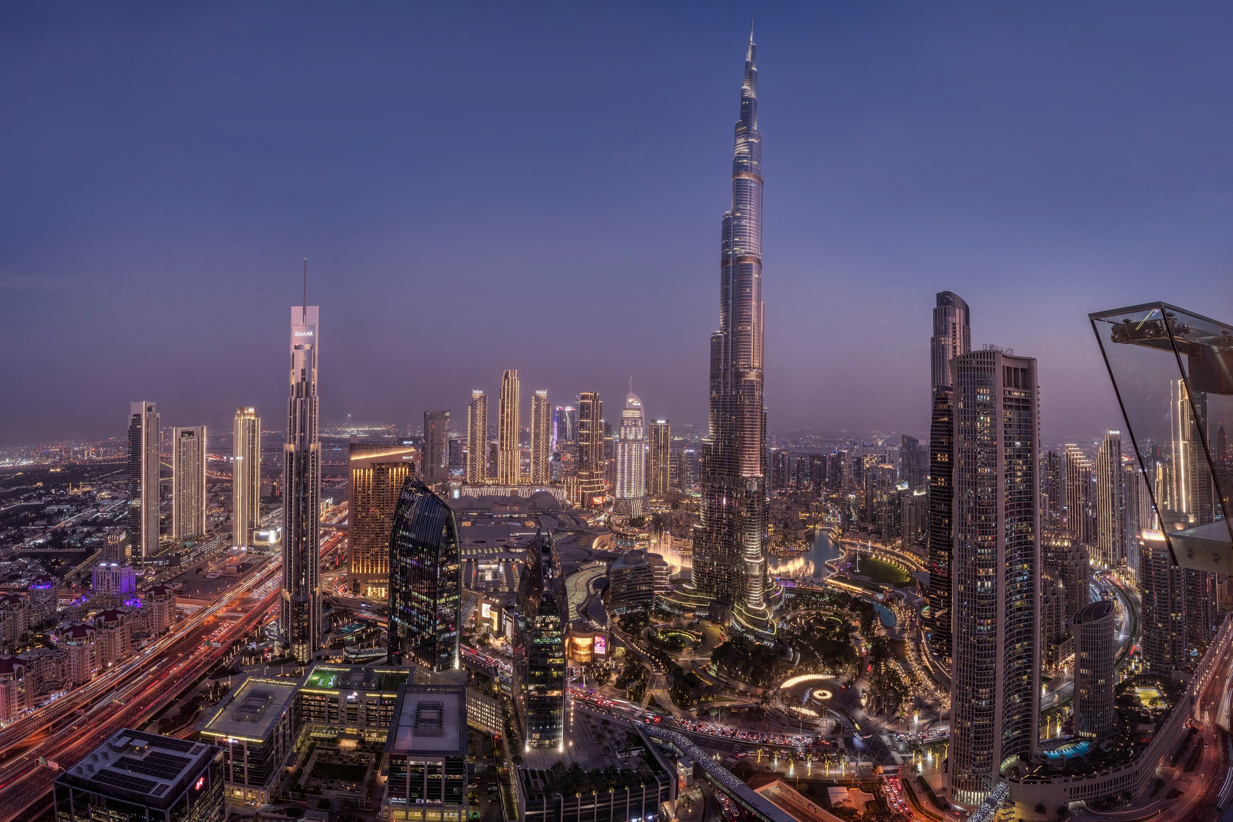 Burj Khalifa and the Dubai skyline